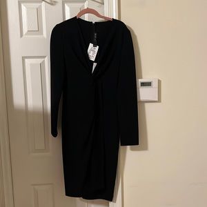 St. John Black Size 6 dress